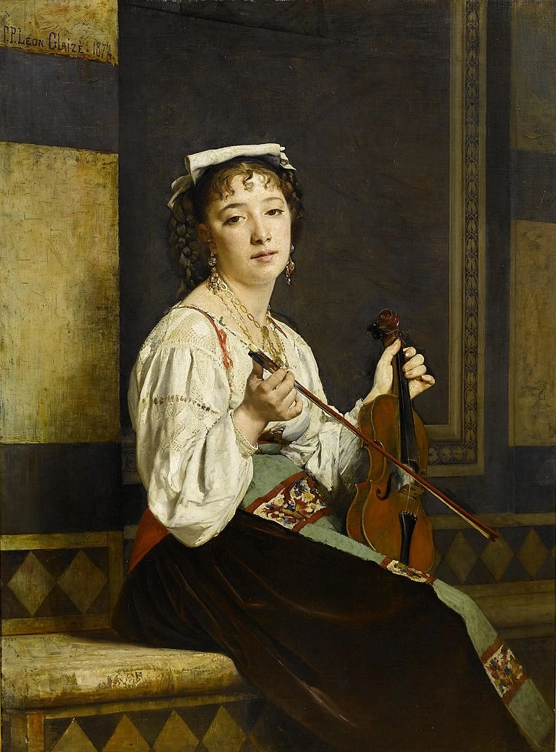 La musicista italiana, 1874